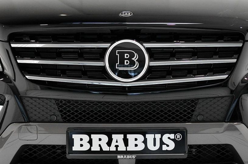 Mercedes ML BRABUS лого решетки
